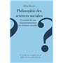 Philosophie des sciences sociales