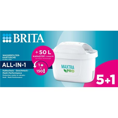 Brita Maxtra Pro All-In-1 Cartouches de filtre AllIn1 5+1 (120559)