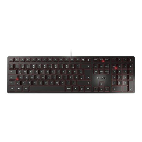 Clavier Cherry KC 6000 SLIM USB allemand (JK-1600DE-2) (JK1600DE2)