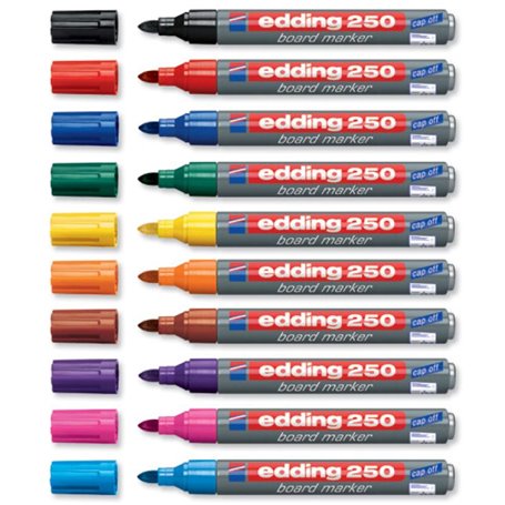 Edding 250 Marqueur pour tableau bleu (4-250003) (4250003)