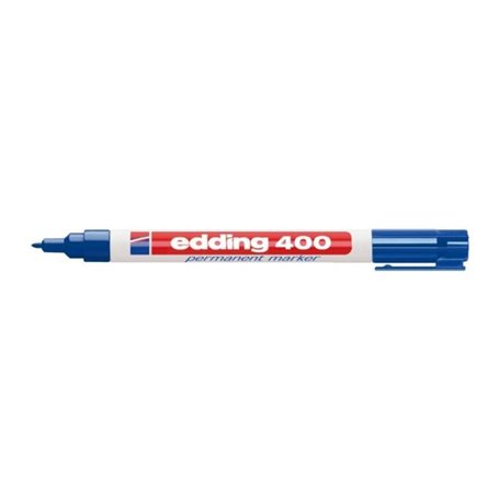 Edding 400 Perm Marker Bleu (4-400003) (4400003)