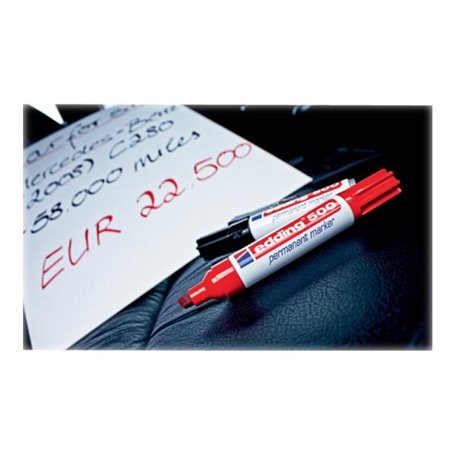 Marqueur permanent Edding 500 rouge (4-500002) (4500002)