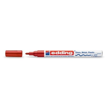 Edding 751 Marqueur Peinture Rouge (4-751002) (4751002)