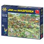 Puzzle de 1000 pièces Jumbo Jan van Haasteren Rasenmäherrennen (19021)