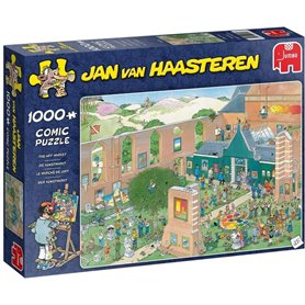 Jumbo Jan van Haasteren Le Marché de l'Art Le Kunstmarkt Puzzle de 1000 pièces (20022)