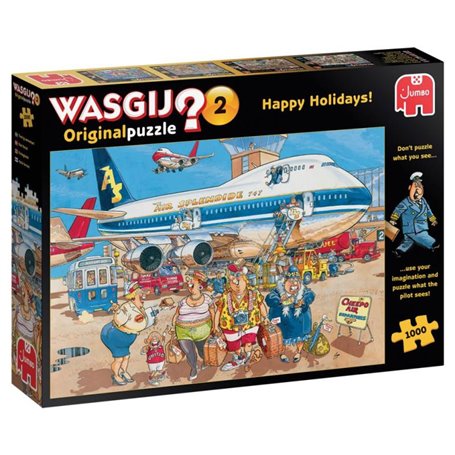 Jumbo Wasgij Original 2 Beautiful Holidays Puzzle de 1000 pièces (81922)
