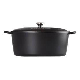 Le Creuset Signature Roaster ovale noir 40cm Schwarz (21178400000430)