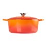 Le plat à rôtir rond Le Creuset Signature de 22cm de diamètre, couleur rouge (21177220902430)