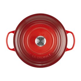 Le Creuset Signature Roaster rond 24cm cerise rouge (21177240602430)