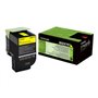 Lexmark 80C2XYE Cartouche de toner 1 pièce(s) Original Jaune