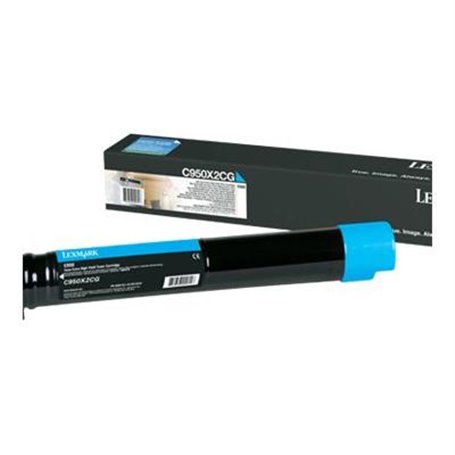 Cartouche Cyan Lexmark (C950X2CG)