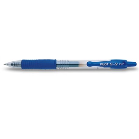 Stylo à bille Pilot G2 07 Bleu (BL-G2-7-L) (BLG27L)