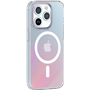 Coque Compatible MagSafe Hybride Semi-transparente Irisée pour iPhone 15 Pro Bigben