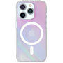 Coque Compatible MagSafe Hybride Semi-transparente Irisée pour iPhone 15 Pro Max Bigben