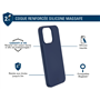Coque Renforcée iPhone 15 Pro Max Silicone Compatible MagSafe Bleu Marine - Garantie à vie Force Case
