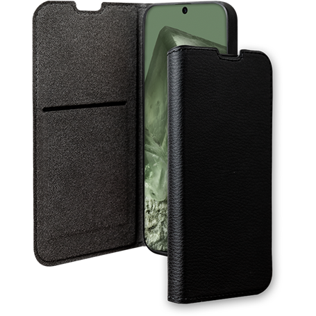 Etui Folio Wallet Google Pixel 8 Noir Made for Google - 65% Plastique recyclé Certifié GRS Bigben