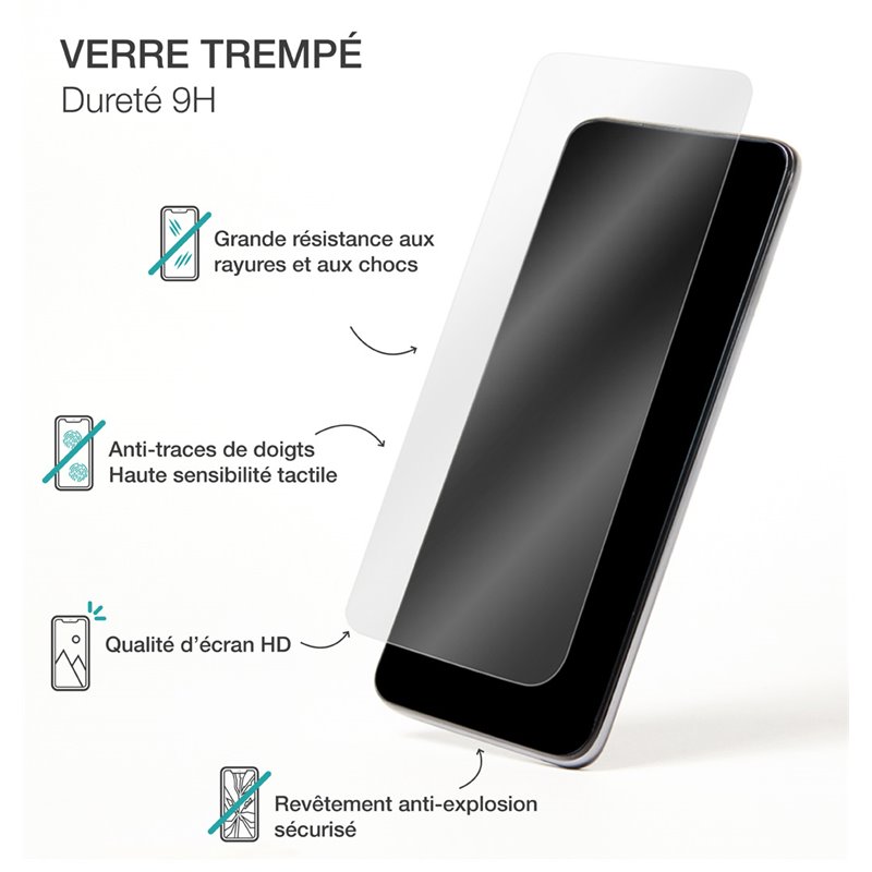 Image secondaire de Protège écran 2.5D Google Pixel 8 Pro Verre trempé Made for Google Bigben