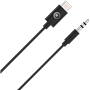 Adaptateur Jack 3.5mm vers USB C 90cm Noir Bigben