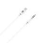 Adaptateur Jack 3.5mm vers Lightning 90cm Blanc Bigben