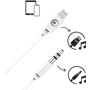 Adaptateur Jack 3.5mm vers Lightning 90cm Blanc Bigben