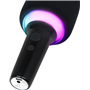 Microphone Bluetooth® PARTY MIC 3 15W avec effets lumineux Noir Party