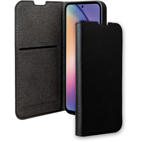 Etui Folio Wallet Samsung G A55 Support vidéo Noir - 65% Plastique recyclé Certifié GRS Bigben