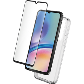 Pack Galaxy A05s Accessoires Coque Transparente + Verre trempé + SmartFrame Bigben