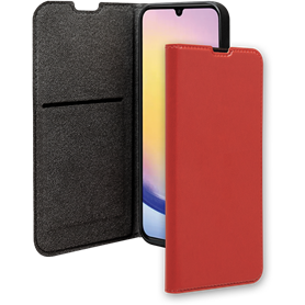 Etui Folio Wallet Samsung Galaxy A05s Support vidéo Rouge - 65% Plastique recyclé Certifié GRS Bigben