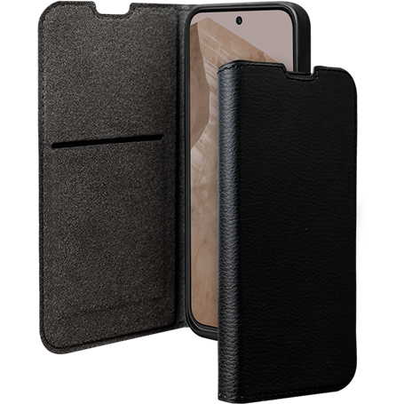 Folio Wallet Google Pixel 8A Support vidéo Noir - 65% Plastique recyclé Certifié GRS Bigben