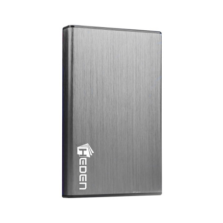 Boitier externe USB3.0 pour DD 2.5'' aluminium bross silver HEDEN