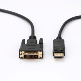 C ble DVI-D/DisplayPort 1.1 Male/Male - Longueur 2M - Noir - en sachet