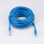 C ble RJ45 Male/Male droit CAT6 U/UTP - Longueur 10M - Bleu - en sachet