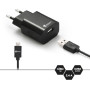 Bundle Chargeur + c ble micro USB Chargeur secteur 2.4A + c ble 1m noir