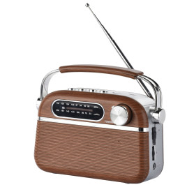 Radio vintage HALTERREGO Aspect bois