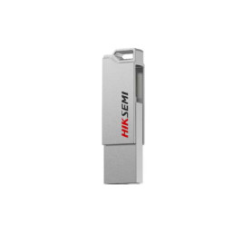 CLE USB HIKSEMI 128 GB Srie E327C U3 Dual USB 3.2 et USB Type C  Coloris Silver