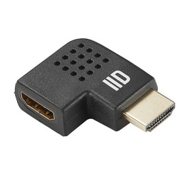 Adaptateur HDMI coud  90  horizontal connecteur or