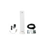 Antenne extrieure plate HD amplifie - Filtre 5G/4G/LTE - Gain 35 dB - blanc