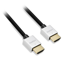 C ble HDMI 2.0 ultra fin 1.5m noir