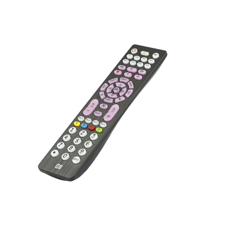 TELECOMMANDE UNIVERSELLE 4 EN 1 TOUCHES RETROECLAIREES TV + TNT + DVD + AUX Comp