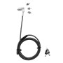 DICOTA Cable anti-col universel UNIVERSAL SECURITY LOCK Longueur 2M Anthracite 3