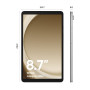 Samsung Galaxy Tab SM-X110NZSAEUB tablette 64 Go 22,1 cm (8.7") Mediatek 4 Go Wi-Fi 5 (802.11ac) Android 13 Argent