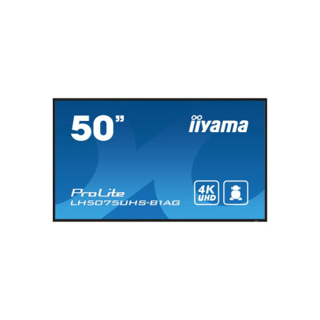 IIYAMA LFD 49.5 dalle VA 24/7 3840x2160 9.5ms 3xHDMI 1xDisplayPort 2xUSB  2x10W