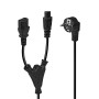 Lindy 30047 câble électrique Noir Coupleur C13 Coupleur C5