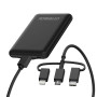 OtterBox Power Bank 5K MAH USB A&Micro 10W + 3-1 Black . Cables de 1M: Micro USB