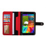 ***H-720 TPU Rouge Housse Universel pour tablette 7' Attaches en silicone ajusta