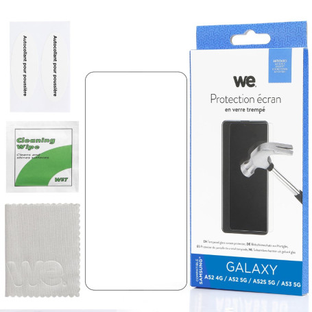 WE Verre tremp SAMSUNG GALAXY A52 4G / A52 5G / A52S 5G / A53 5G: Protection c