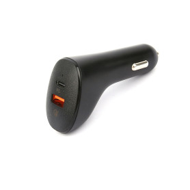 Chargeur allume-cigare 2 ports - 1 port USB/18W/3A /Compatible QC 3.0 - 1 port U