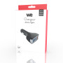Chargeur allume-cigare 4 ports USB - Total 35W/7A - 1 port QC 3.0 18W (DC 5V/3A,