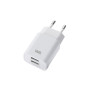 Chargeur secteur WE 2 Ports USB-A Chargeur Mural (5V/2.1A Max) = 10W