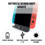 Batterie de sec pr Nintendo SWITCH 10000mAh 2 sorties: 1 USB A 1 USB C 3.1A au t